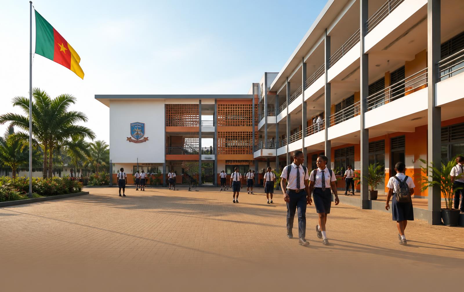 Établissement scolaire moderne au Cameroun équipé de PIGSA PRO