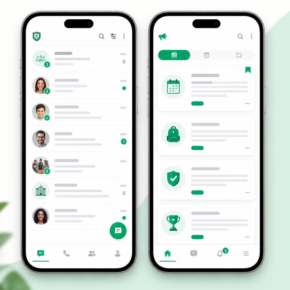Communication scolaire PIGSA PRO : messagerie et annonces sur mobile