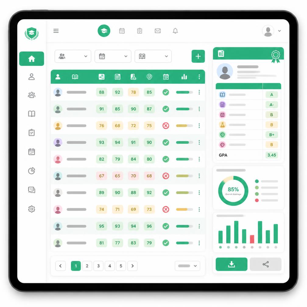 Suivi pédagogique PIGSA PRO sur tablette : notes, présences et bulletins